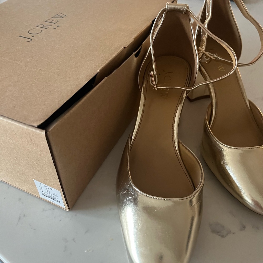 Gold heels
